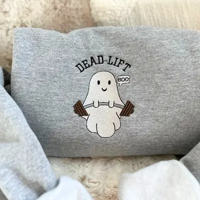 Ghost Deadlift Embroidered Sweatshirt