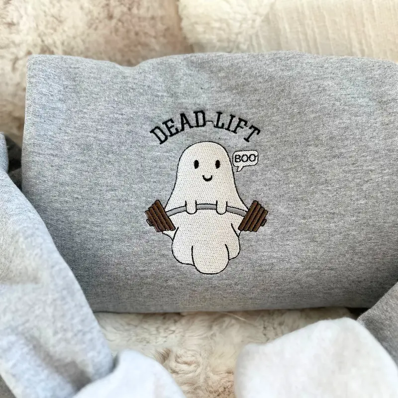 Ghost Deadlift Embroidered Sweatshirt