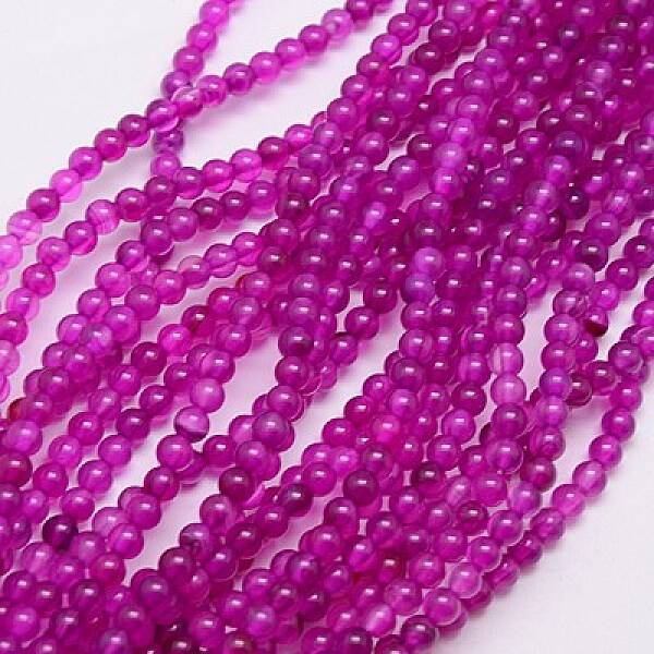 Natural Agate Beads Strand
