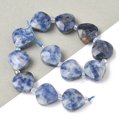 Natural Blue Spot Jasper Beads Strands