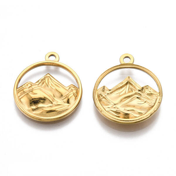 Ion Plating(IP) 201 Stainless Steel Pendants