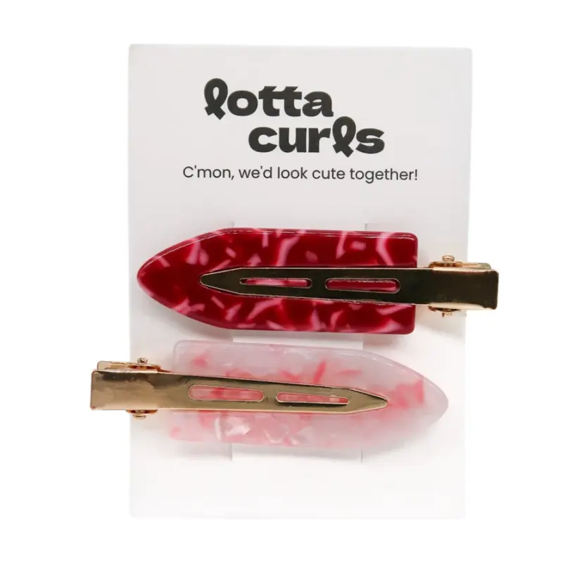 Lotta curls Styling hair clip, cherry blossom