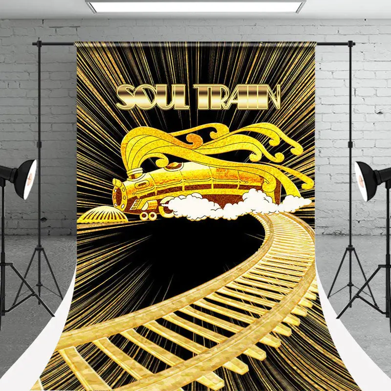 Shiny Running Soul Train Photo Sweep Backdrop - Aperturee