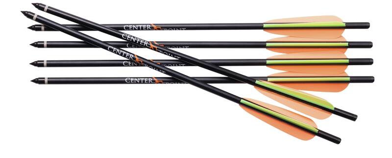 Aluminum Crossbow Arrows (6 pack) [400 gr., 16” Crossbow Arrows (Model: AXAA166PK)]