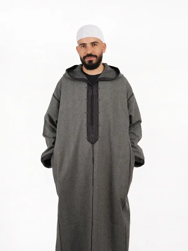 Graphite Grey Djellaba