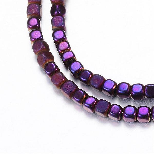 Electroplate Non-magnetic Synthetic Hematite Bead Strands