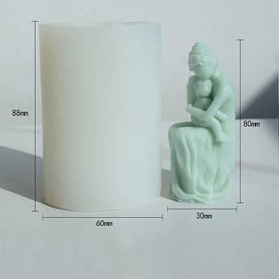3D Aromatherapy Wax Candle Silicone Statue Mold