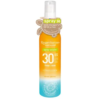 Respectueuse Solar Spray SPF30 Face and Body 100ml