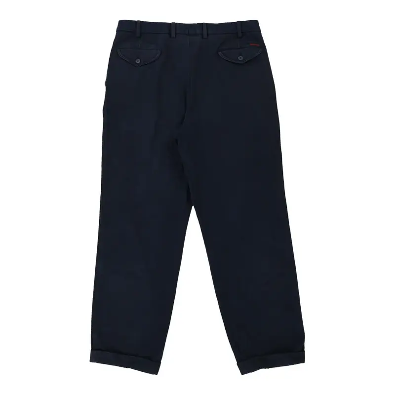 Burberry Trousers - 35W 29L Blue Cotton
