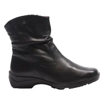 SEMLER Ankle Boots Black Leather Womens UK 4