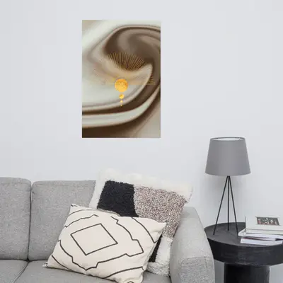 Golden Radiance - Sunburst Art