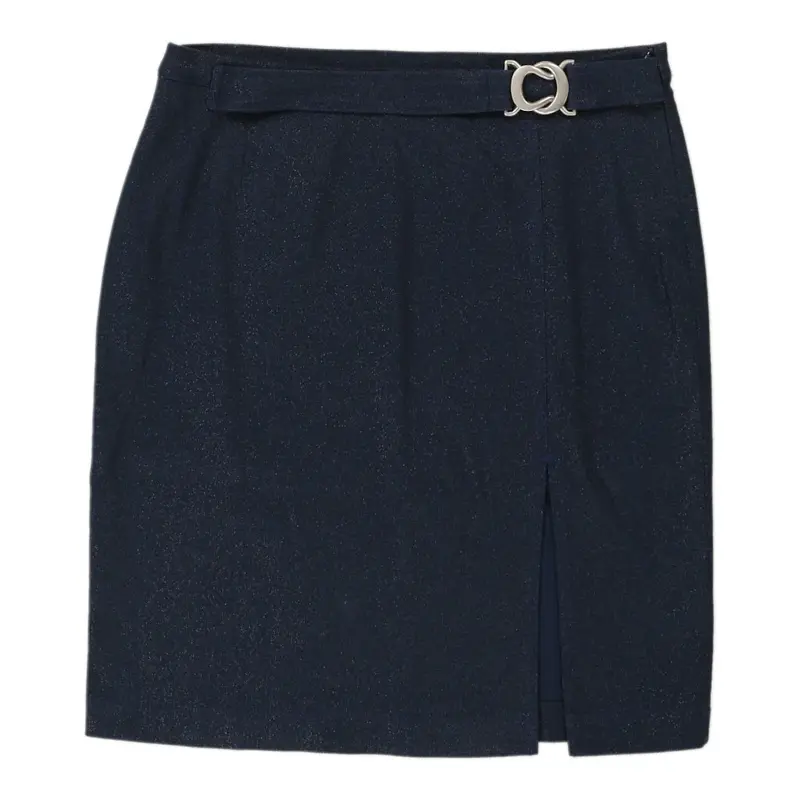 Cavalli Jeans Skirt - 32W UK 12 Navy Cotton | Size: UK 12
