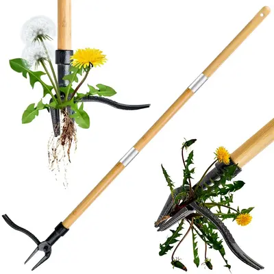 Stand Up Weed Puller Tool, Long Handle Manual Weeding Tools, Garden Lawn & Outdoor Use Weed Removal Tool, Home Garden Tools