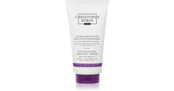 Christophe Robin Luscious smoothing cream for wavy and curly hair with chia seed oil 150 ml