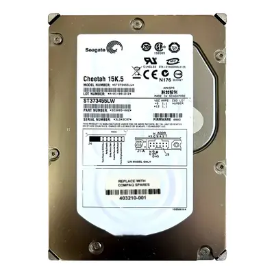 9Z3005-002 Seagate 73.4GB Ultra-320 SCSI 15000 3.5-inch 16MB Hard Drive
