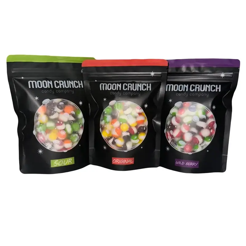 Freeze-Dried Rainbow Bites Candy Variety Pack: Sour-Wild Berry-Fruity Flavors Sweet Snack crunchers