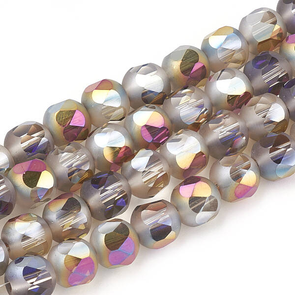 Electroplate Glass Beads Strands