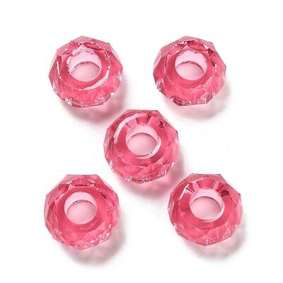 Transparent Resin European Beads