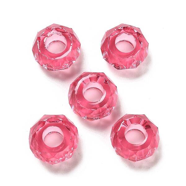 Transparent Resin European Beads