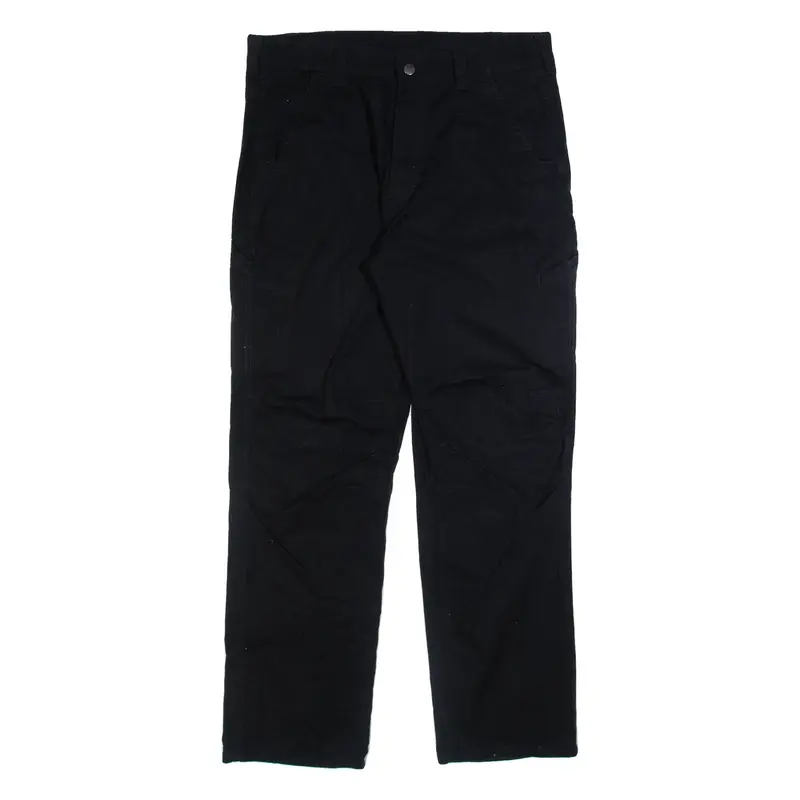 DICKIES Mens Trousers Black Regular Straight W36 L32