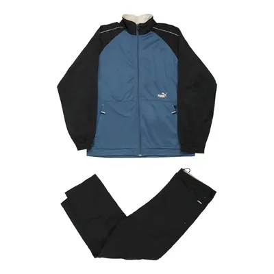 Puma Full Tracksuit - Large Block Colour Polyester