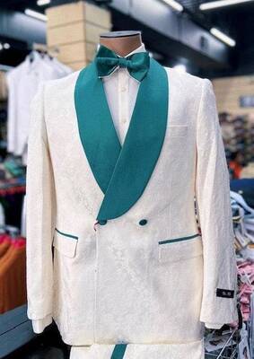 Sage Green Tuxedo With bowtie