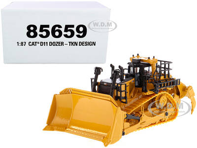 CAT Caterpillar D11 Track-Type Tractor Dozer TKN Design High Line Series 1/87 (HO) Diecast Model by Diecast Masters