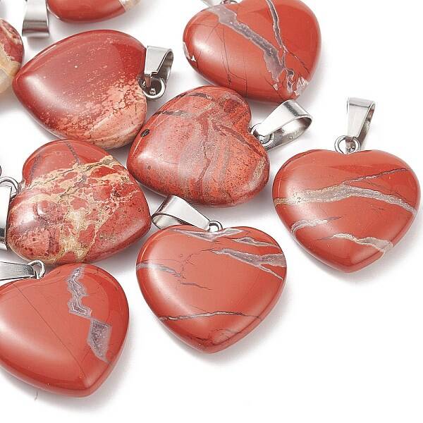 Natural Red Jasper Pendants