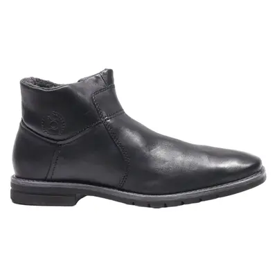 BUGATTI Ankle Boots Black Leather Mens UK 10
