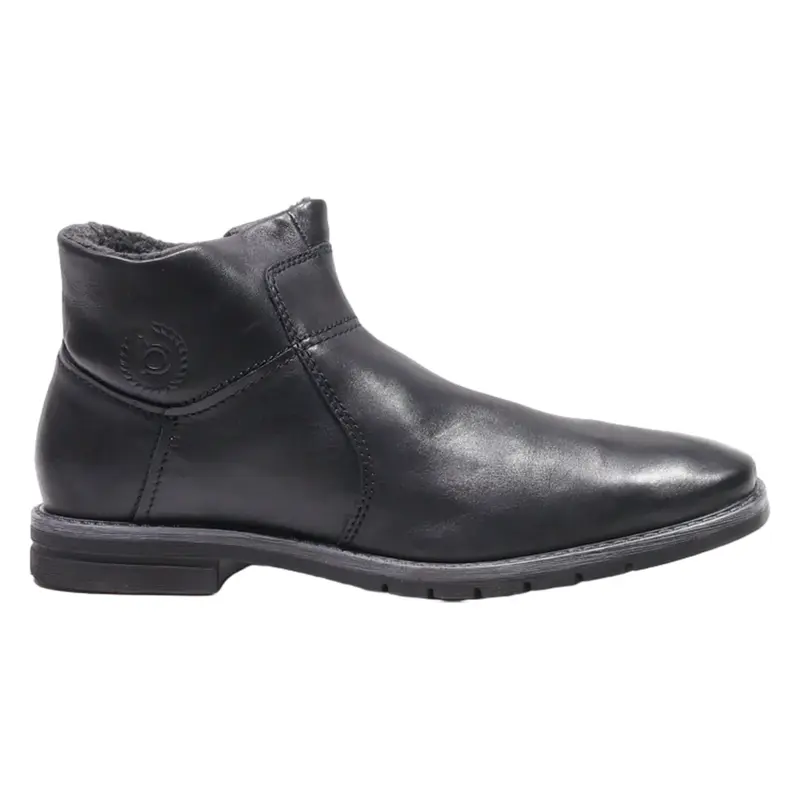 BUGATTI Ankle Boots Black Leather Mens UK 10