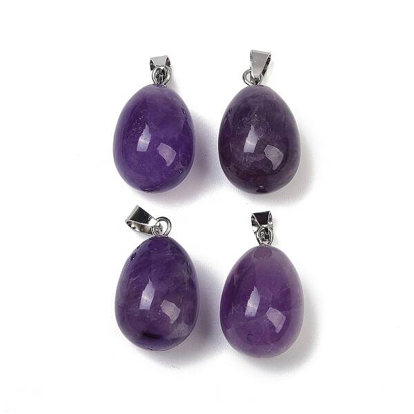 Natural Amethyst Pendants