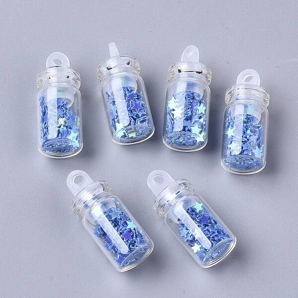 Glass Wishing Bottle Pendant Decorations