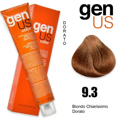 Crema Colorante Permanente Genus 100 Ml 9.3