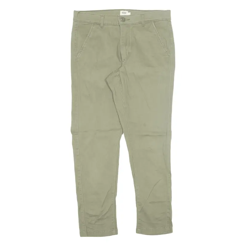 LEVI'S Trousers Green Regular Skinny Womens W30 L28