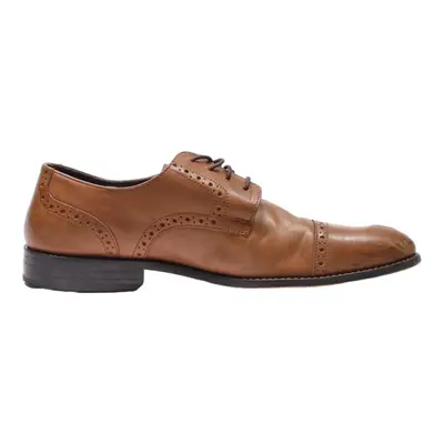 STACY ADAMS Brogue Shoes Brown Leather Mens UK 10