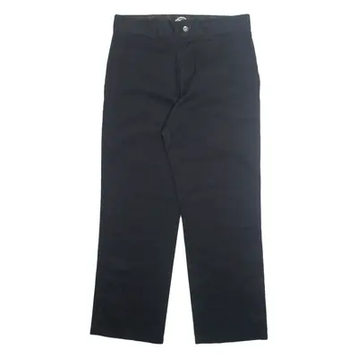 DICKIES Chino Mens Trousers Black Regular Straight W32 L30