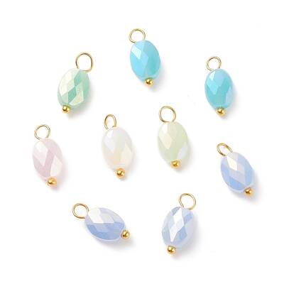 Electroplate Glass Pendants