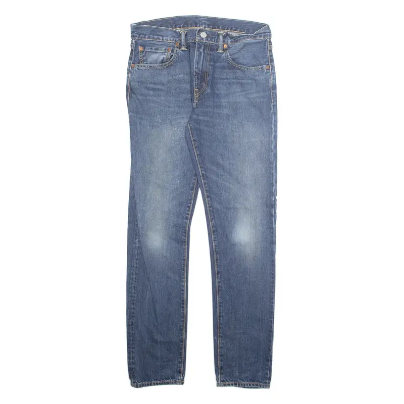 LEVI'S 512 Jeans Mens Blue Slim Tapered Stone Wash W33 L32
