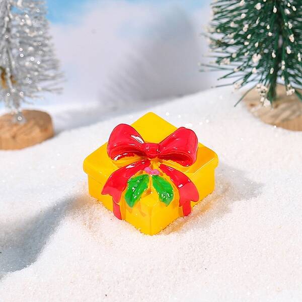 Christmas Resin Gift Box Ornaments