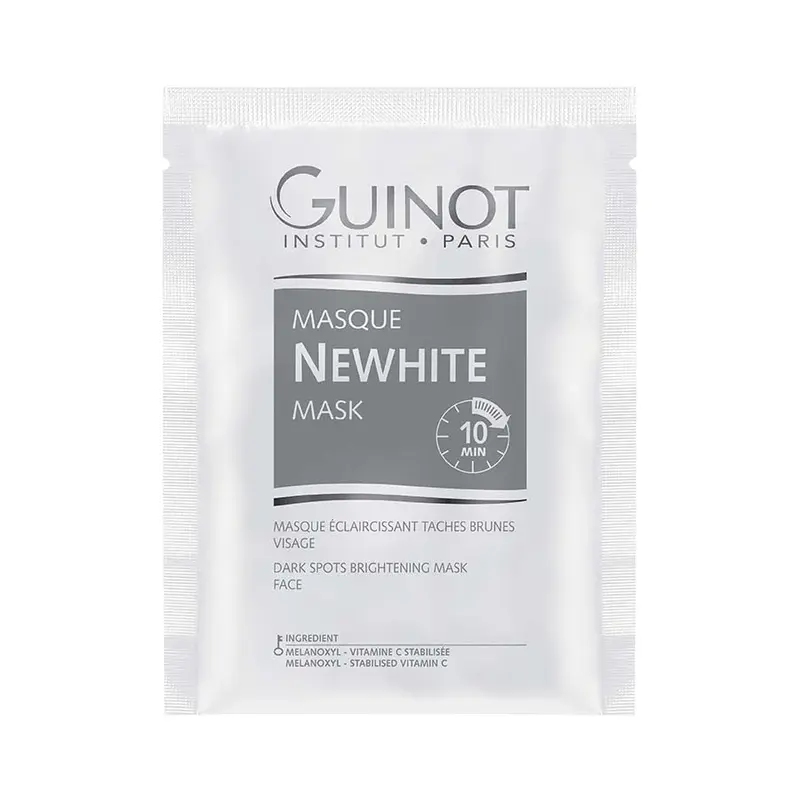 Set Guinot Newhite Instant Vitamina C Crema Maschera Giorno e Notte Anti-Macchie per il Viso 7 pz 40 ml