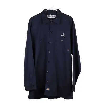 Hydro Dickies Shirt - Large Navy Polyester Blend