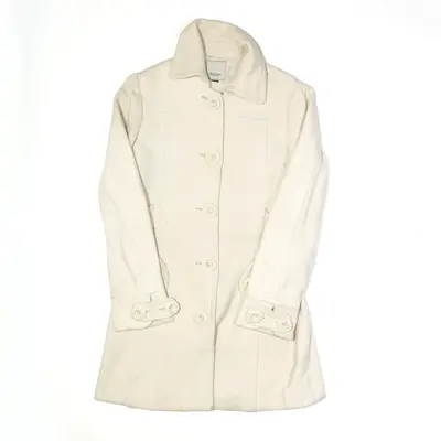 SALSA Overcoat Jacket Cream Womens S