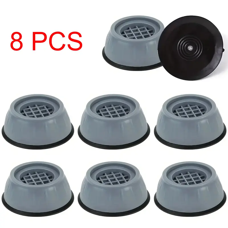 Anti Vibration Pads Washing Machine Support 8 Pcs Shock and Noise Reduction Anti Vibration Rubber Feet Mat.
