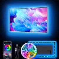 LED Strip Light, 1 Count RGB Color Changing Light with Remote Control, Creative Ambient Light Strip for Home Living Room Bedr...