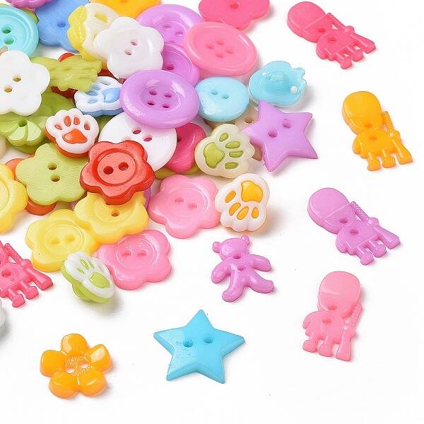 Mixed Acrylic Buttons