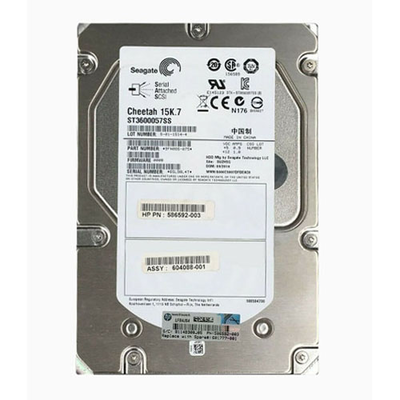 604088-001 HP 600GB 6Gb/s SAS 15000 3.5-inch Hard Drive