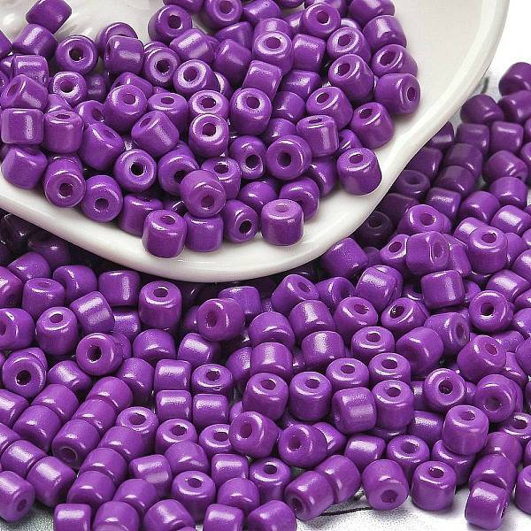 Baking Paint Pearlized Glass Seed Beads