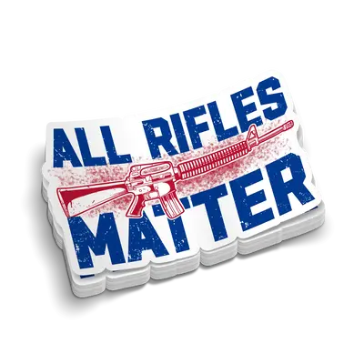 All Rifles Matter - Hard Hat Decal