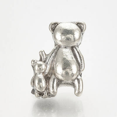 Alloy European Beads