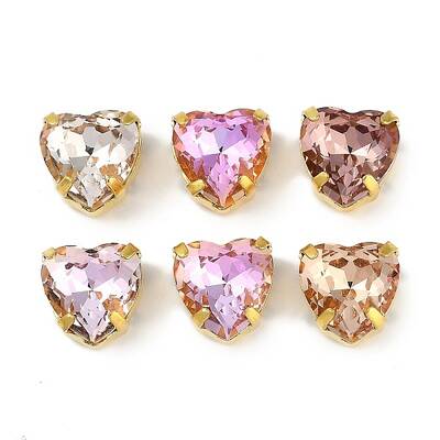 Brass Glass Rhinestone Sew on Rhinestones